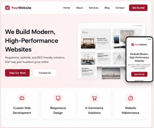 We Build Modern, High-Performance Websites